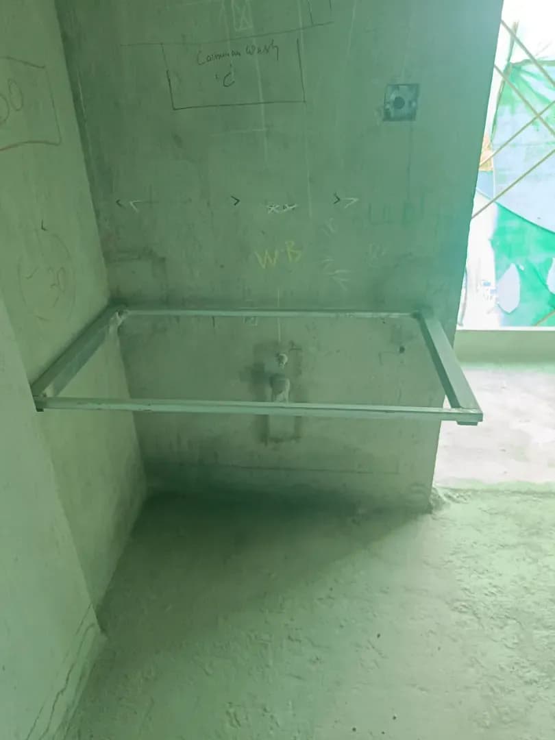 Kitchen Angle fixing at Wash area